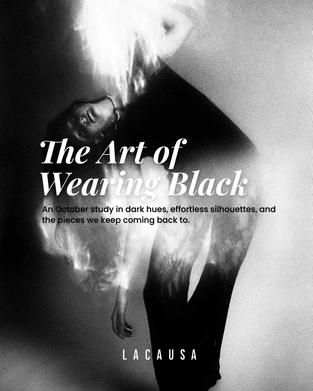 The Art of Wearing Black