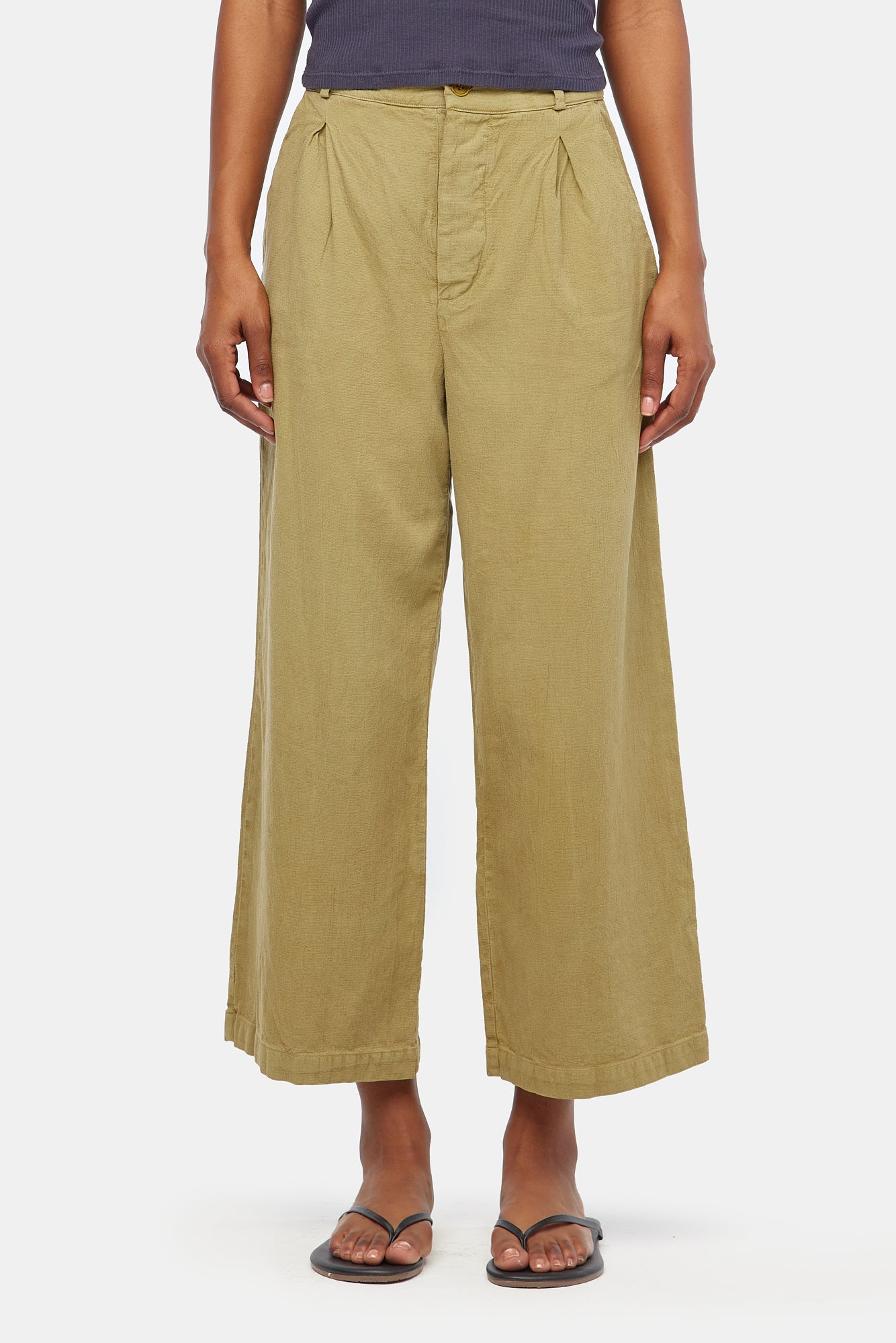 Lola Trousers - Artichoke
