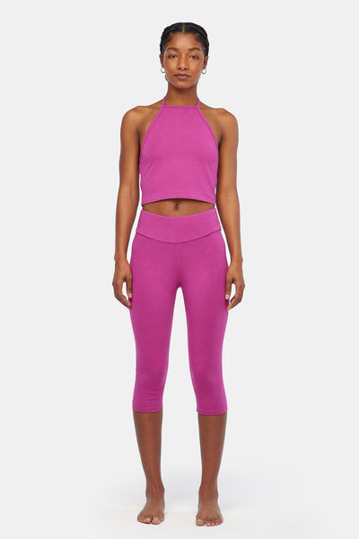 Astral Capri Leggings - Dragonfruit