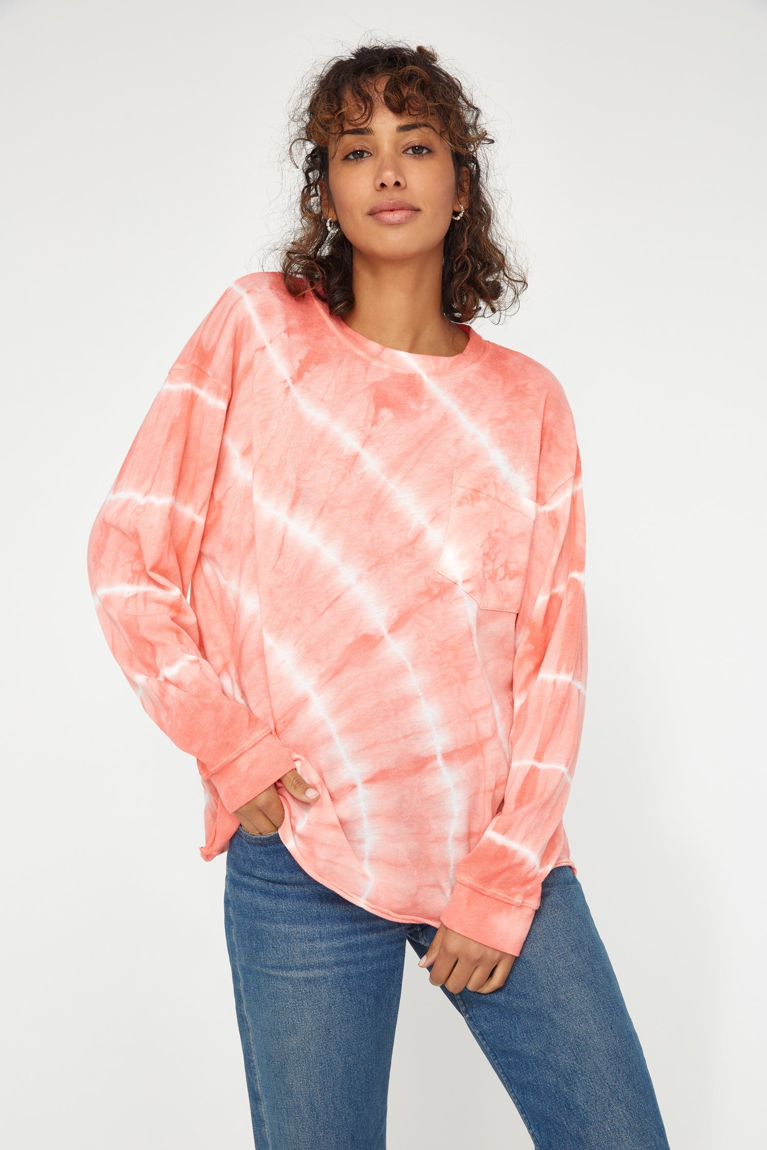 Longsleeve Crewneck - Grapefruit
