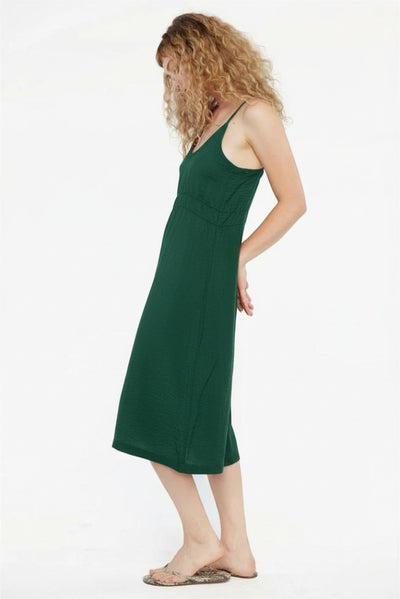 Alma Slip Dress - Green Leaf