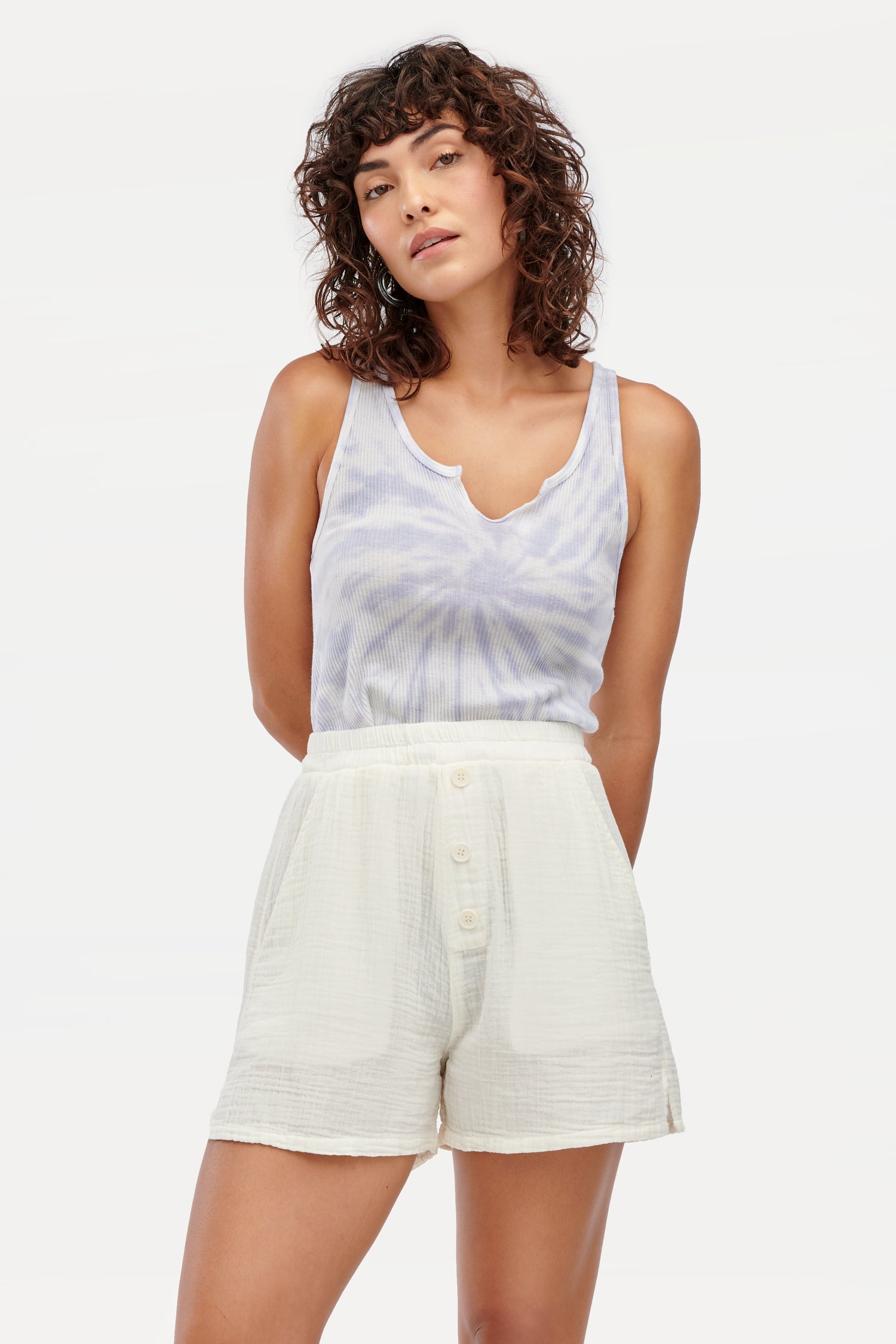 Joni Shorts - Oatmilk
