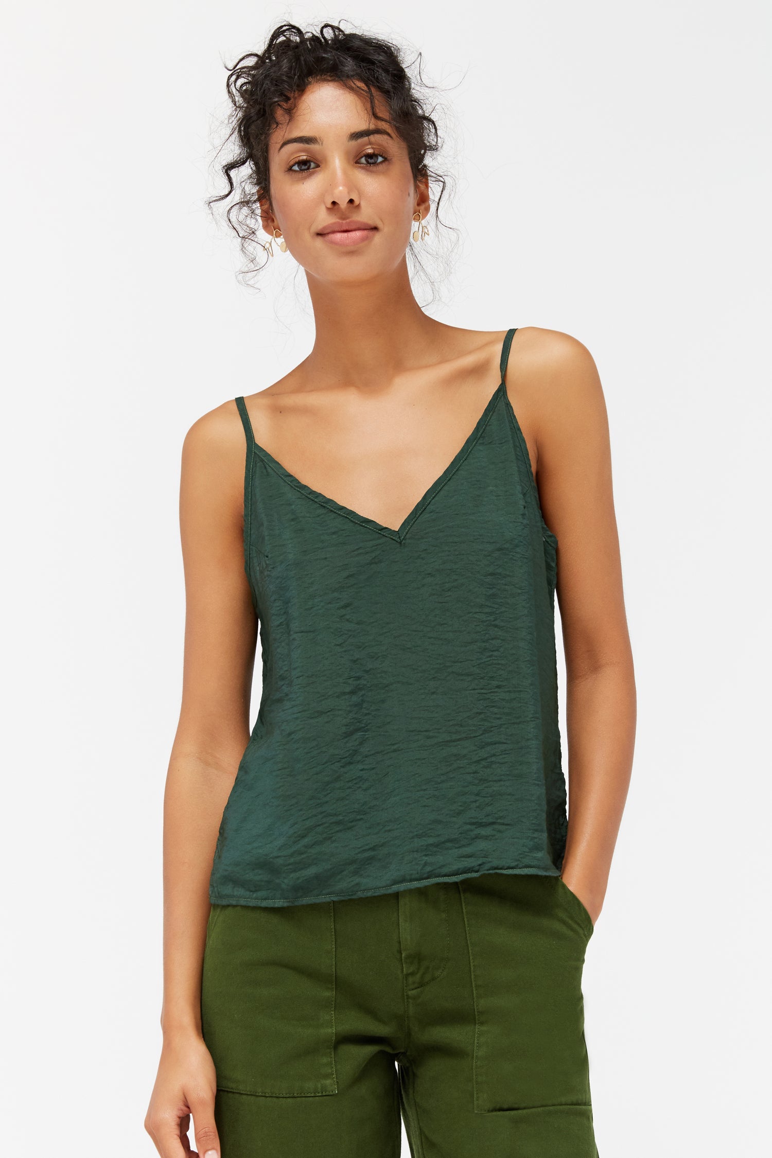 Sofia Slip Tank - Absynthe