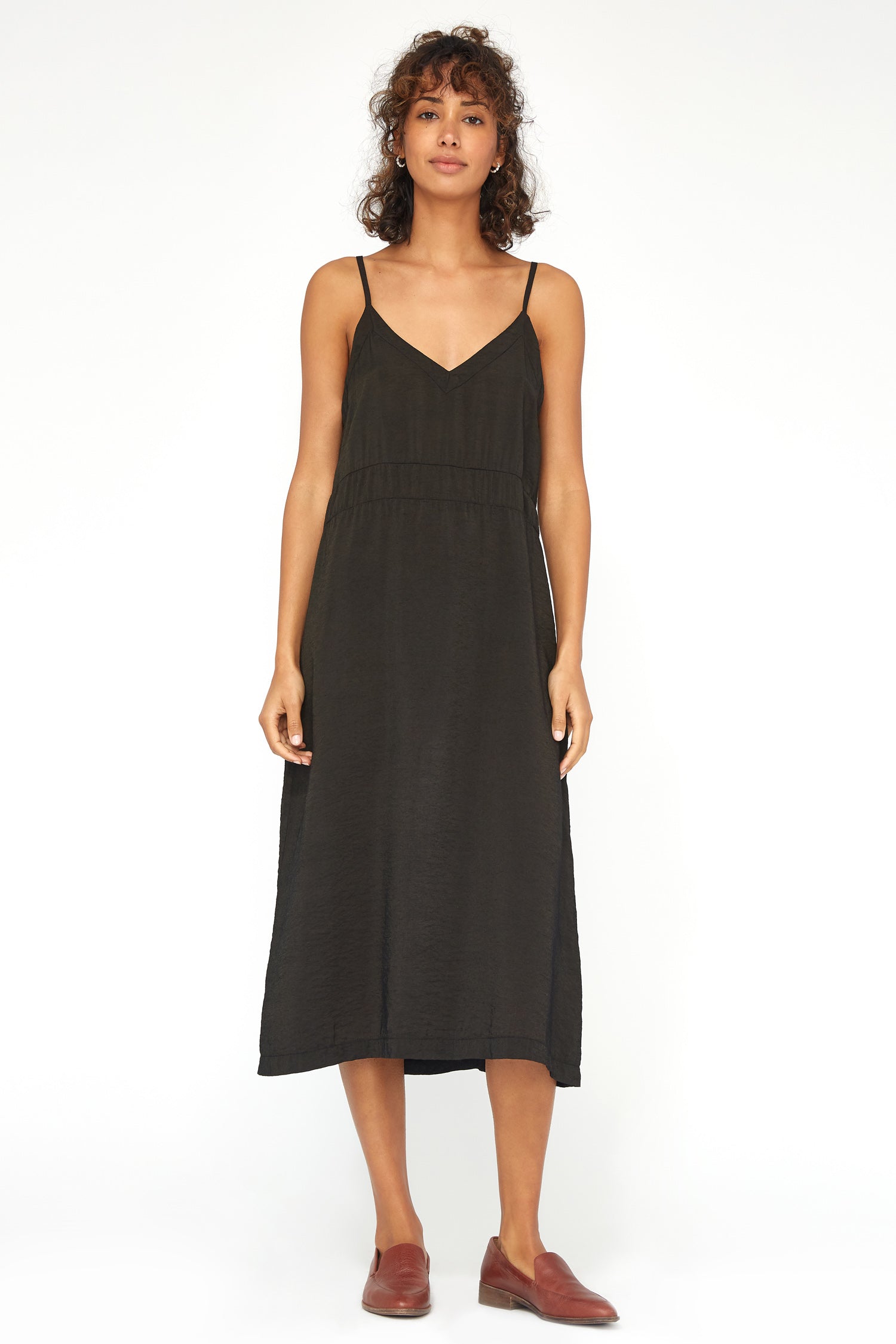 Alma Slip Dress - Tar