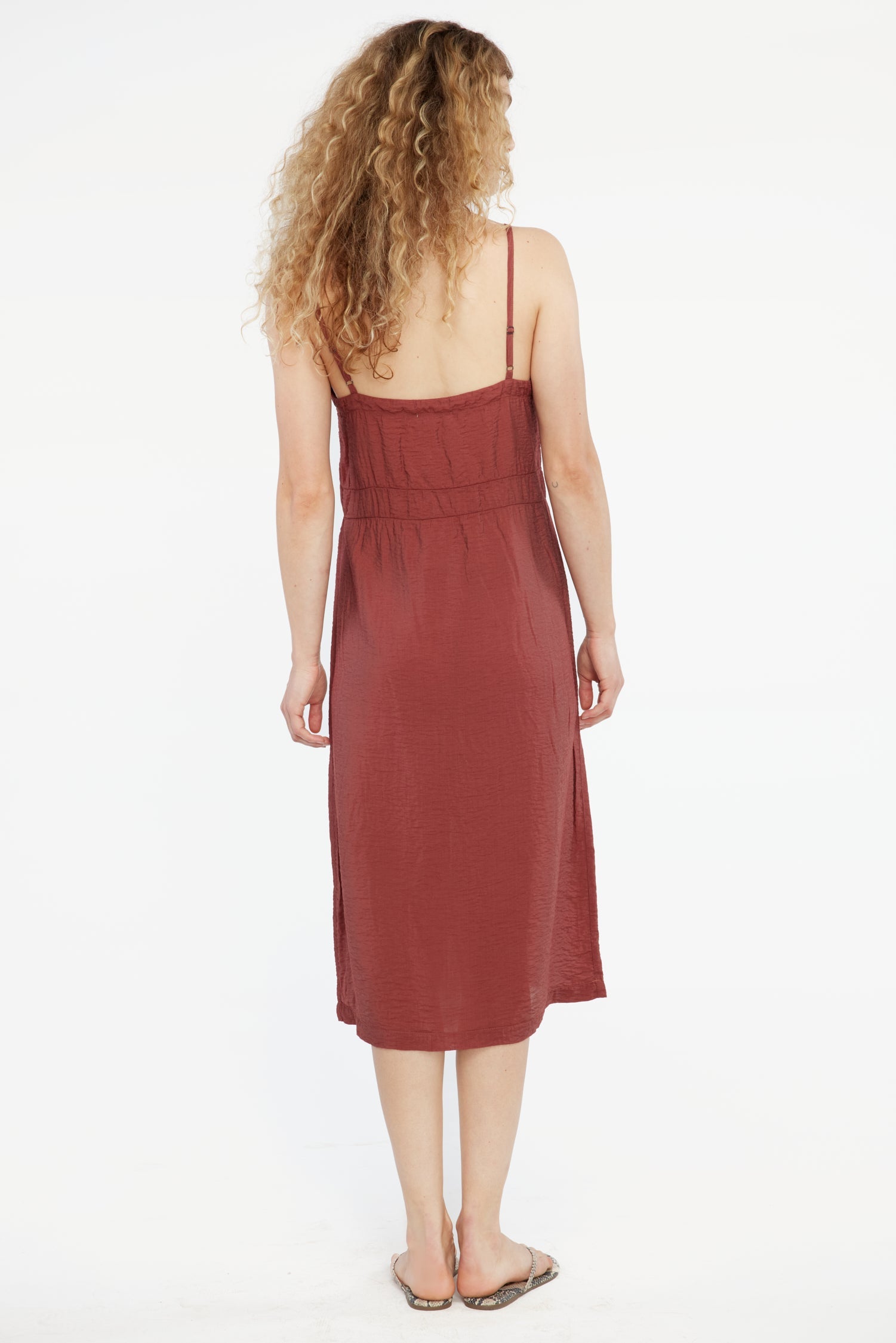 Alma Slip Dress - Cocoa