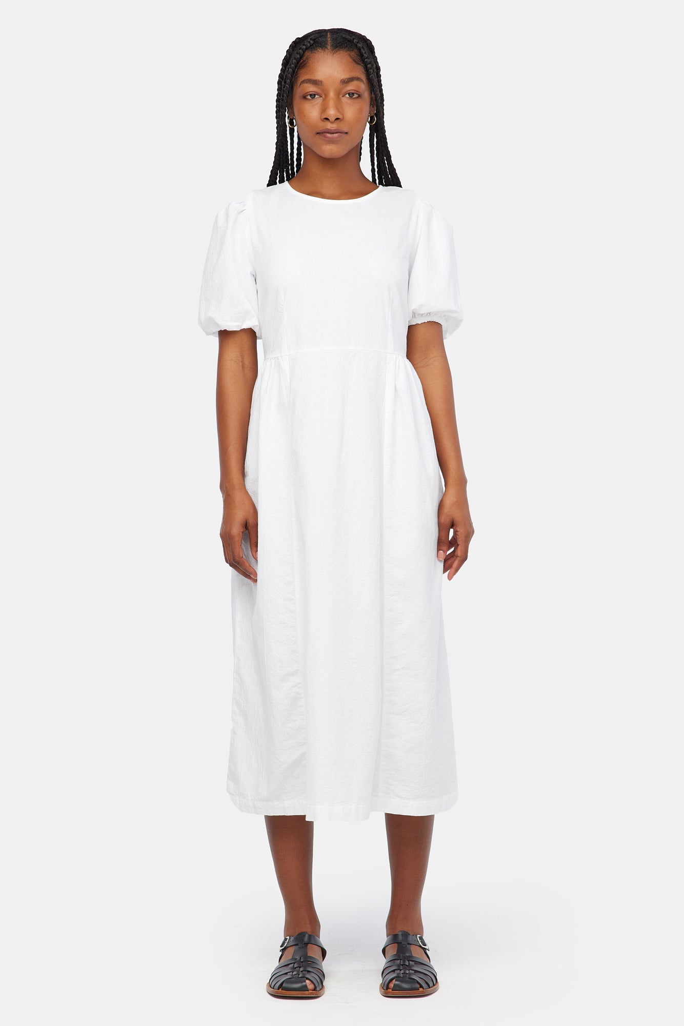 Aster Dress - Whitewash