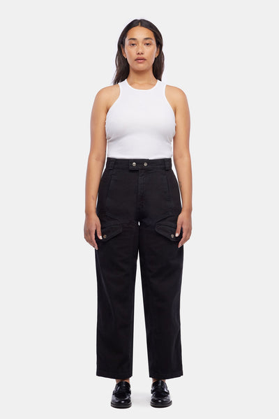 Diego Trousers - Washed Black