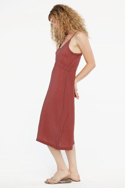 Alma Slip Dress - Cocoa