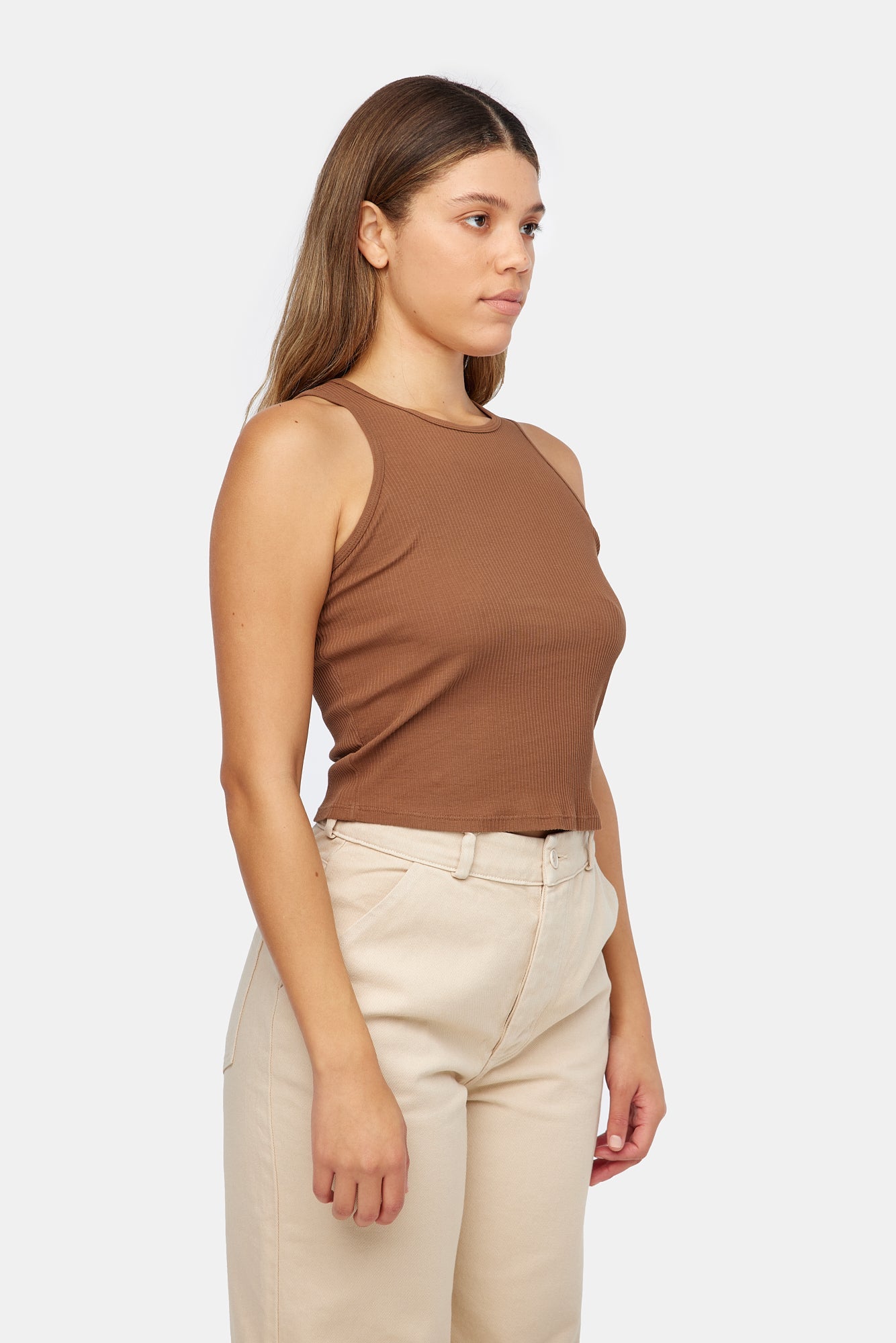 Zoe Tank - Mocha