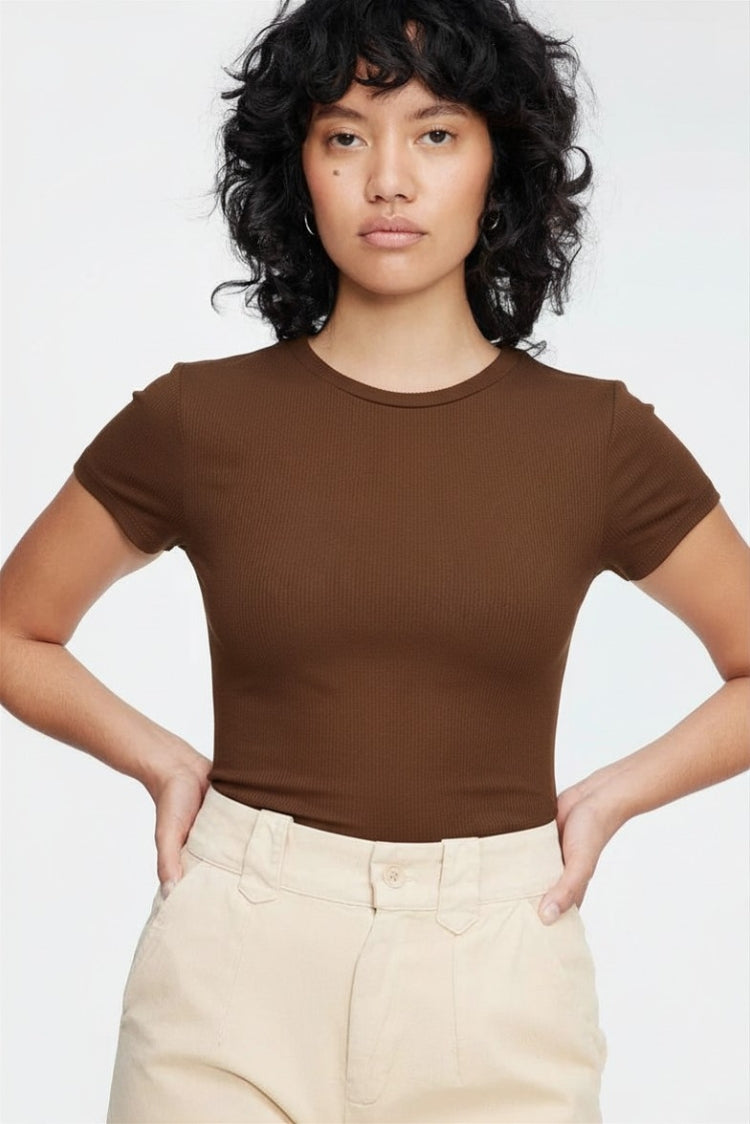 Quincy Tee - Espresso