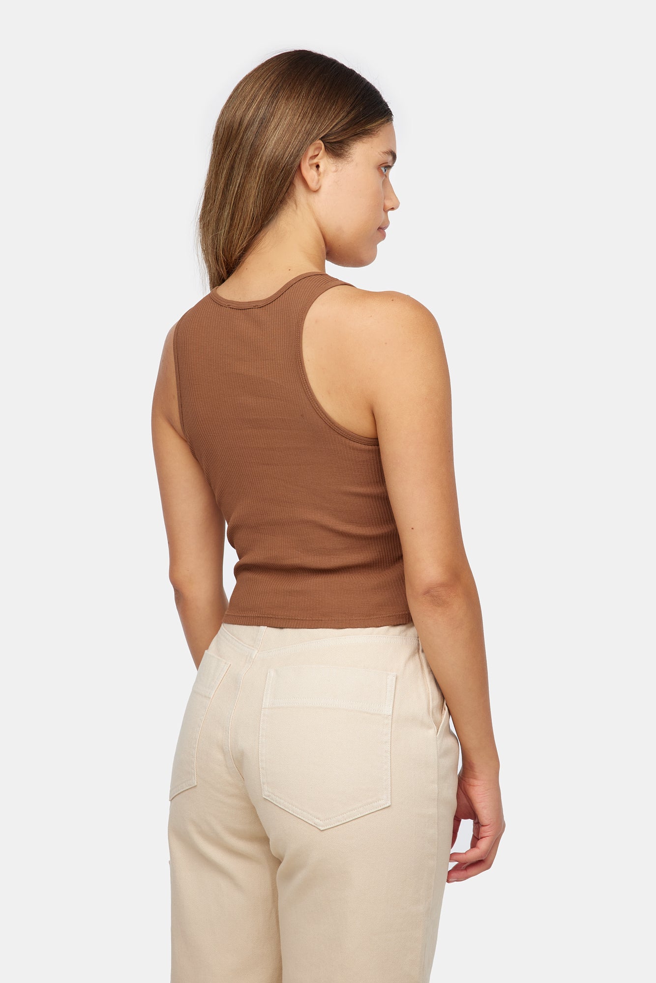 Zoe Tank - Mocha