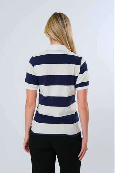 Solid Stripes Polo