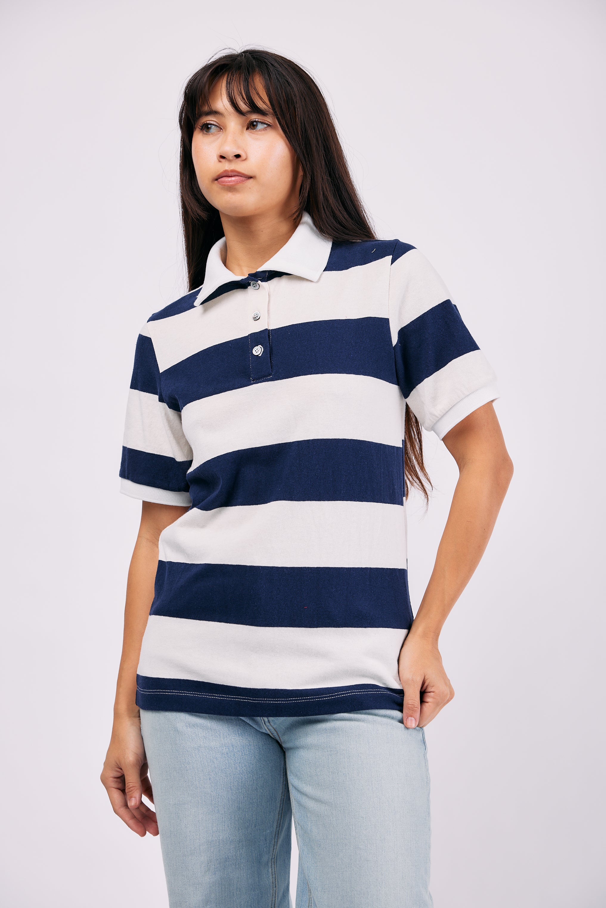 Solid Stripes Polo