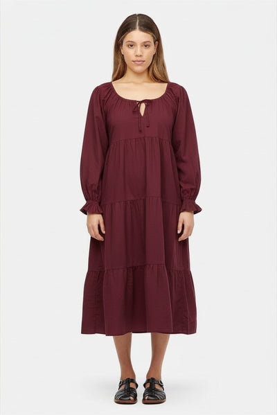 Tate Dress - Burgundy
