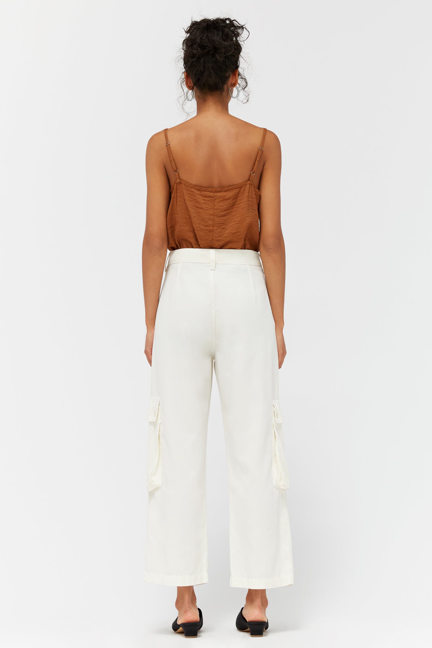 Sofia Slip Tank - Bourbon