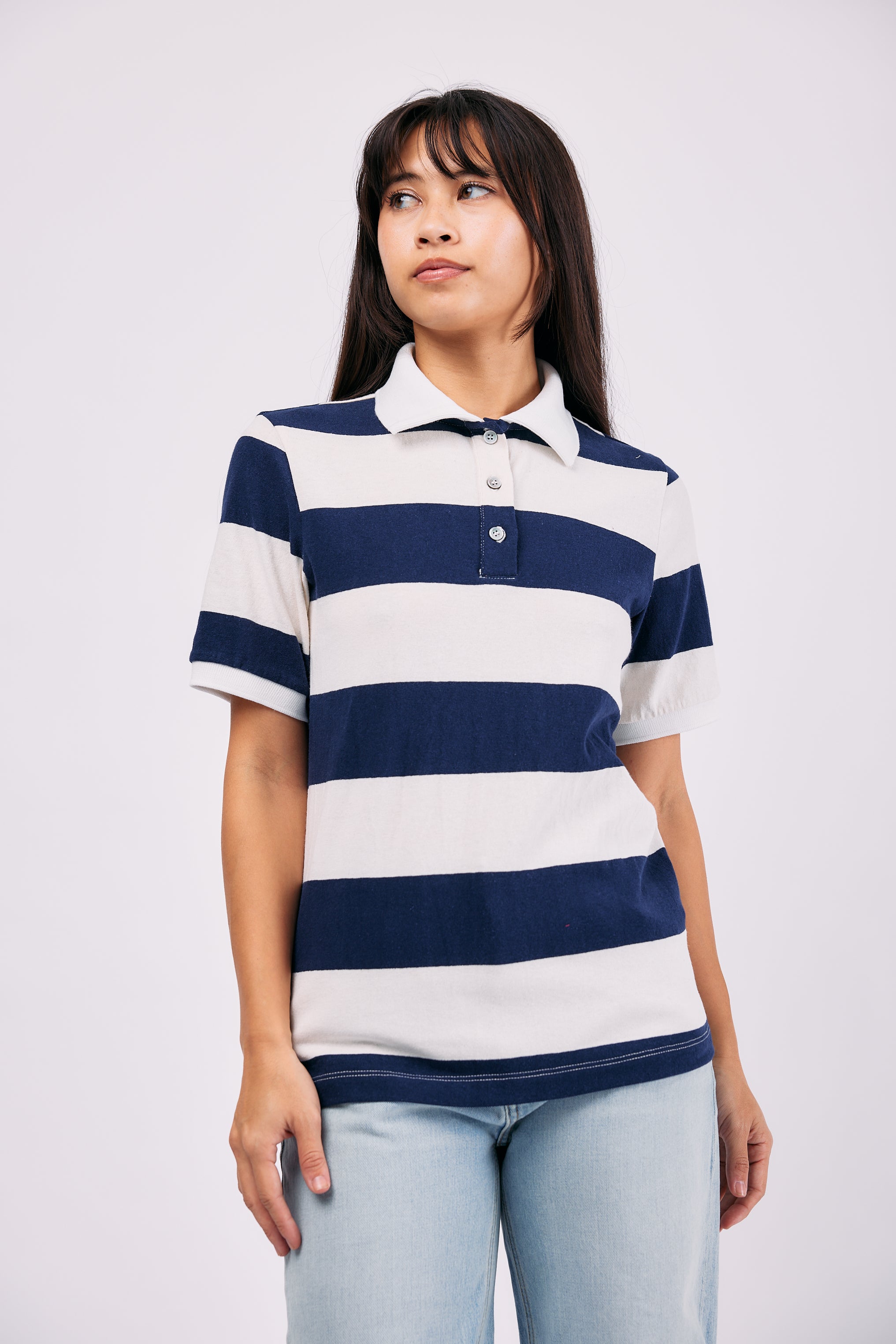 Solid Stripes Polo
