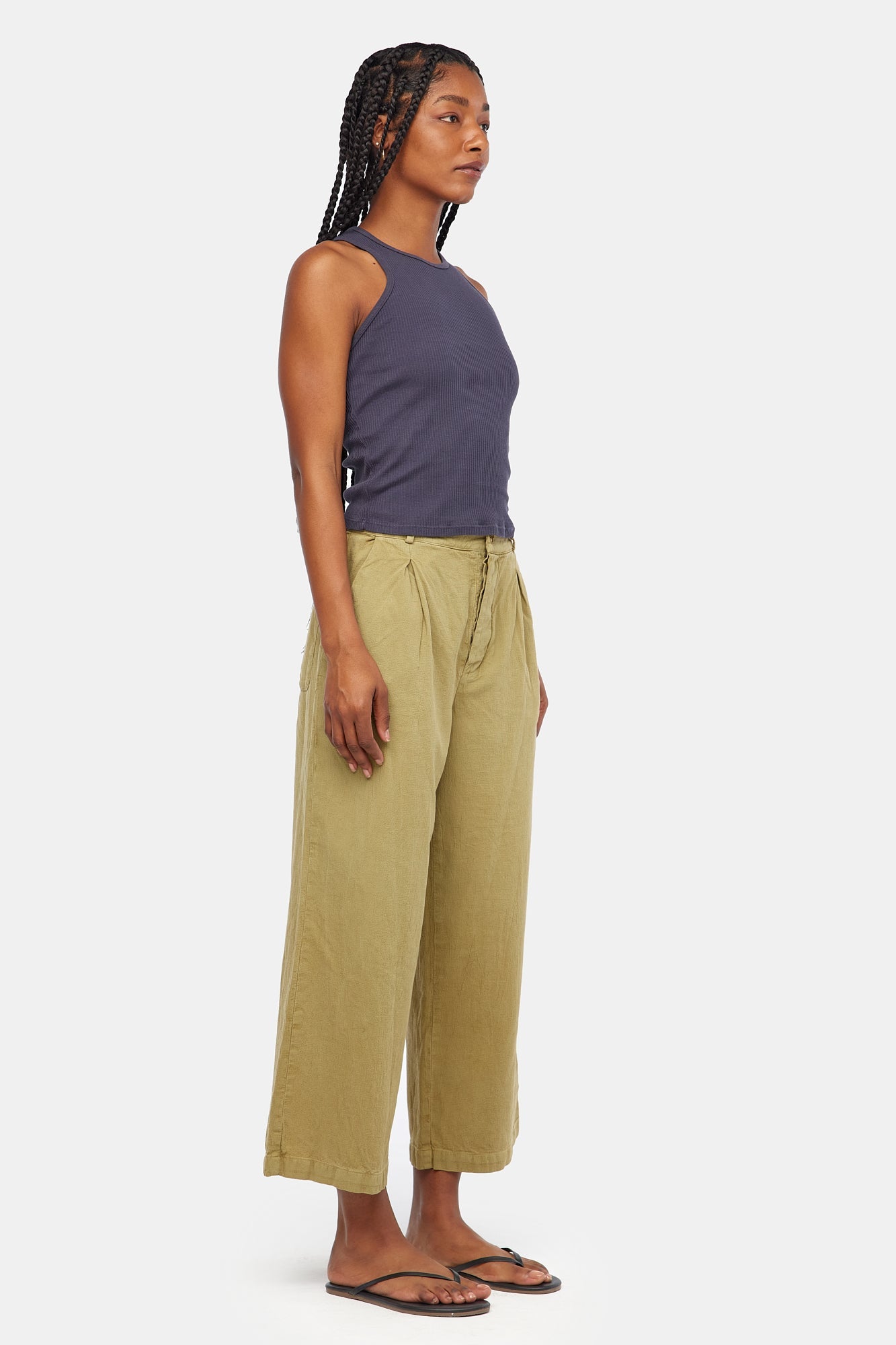Lola Trousers - Artichoke