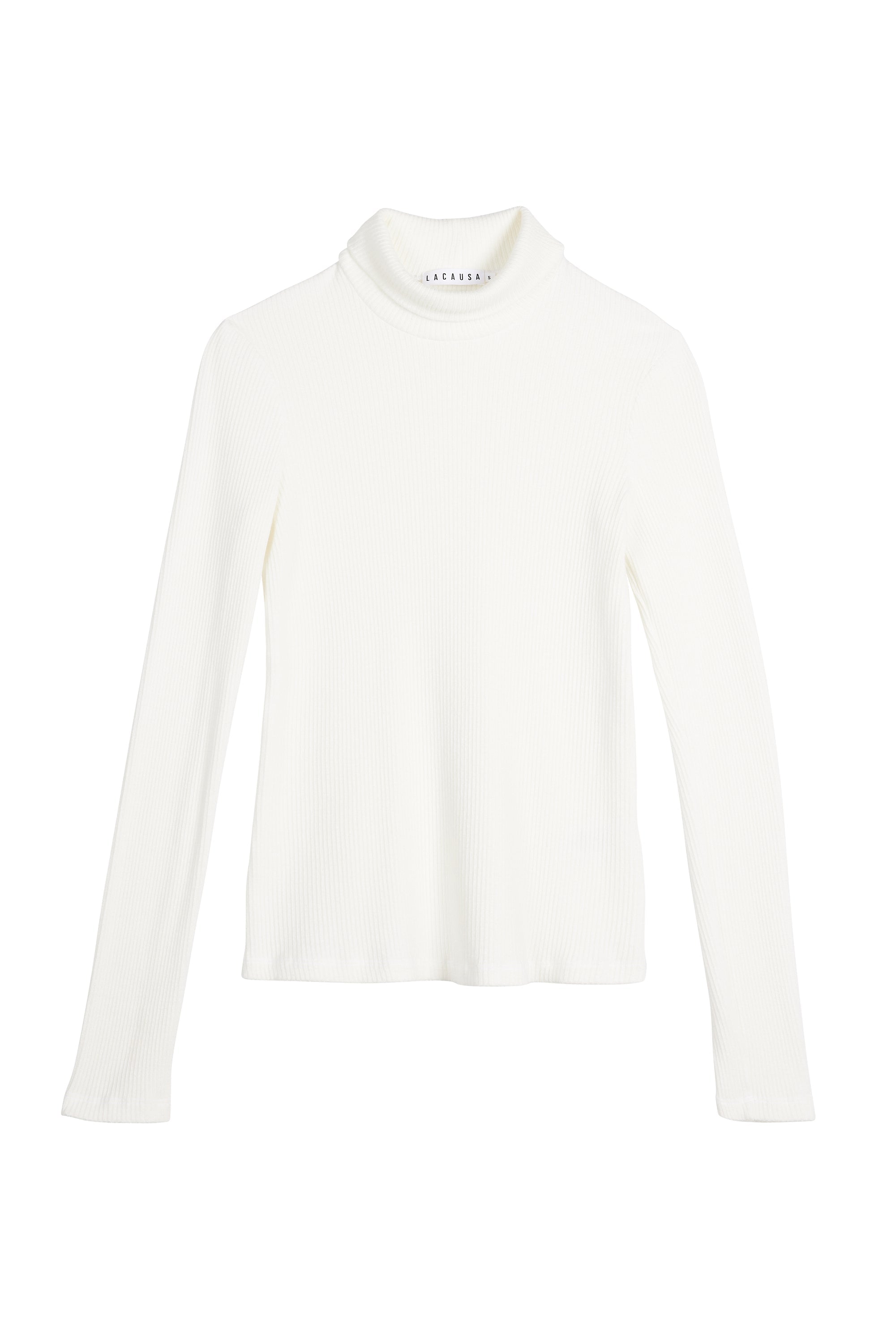 Sweater Rib Turtleneck - Panna Cotta