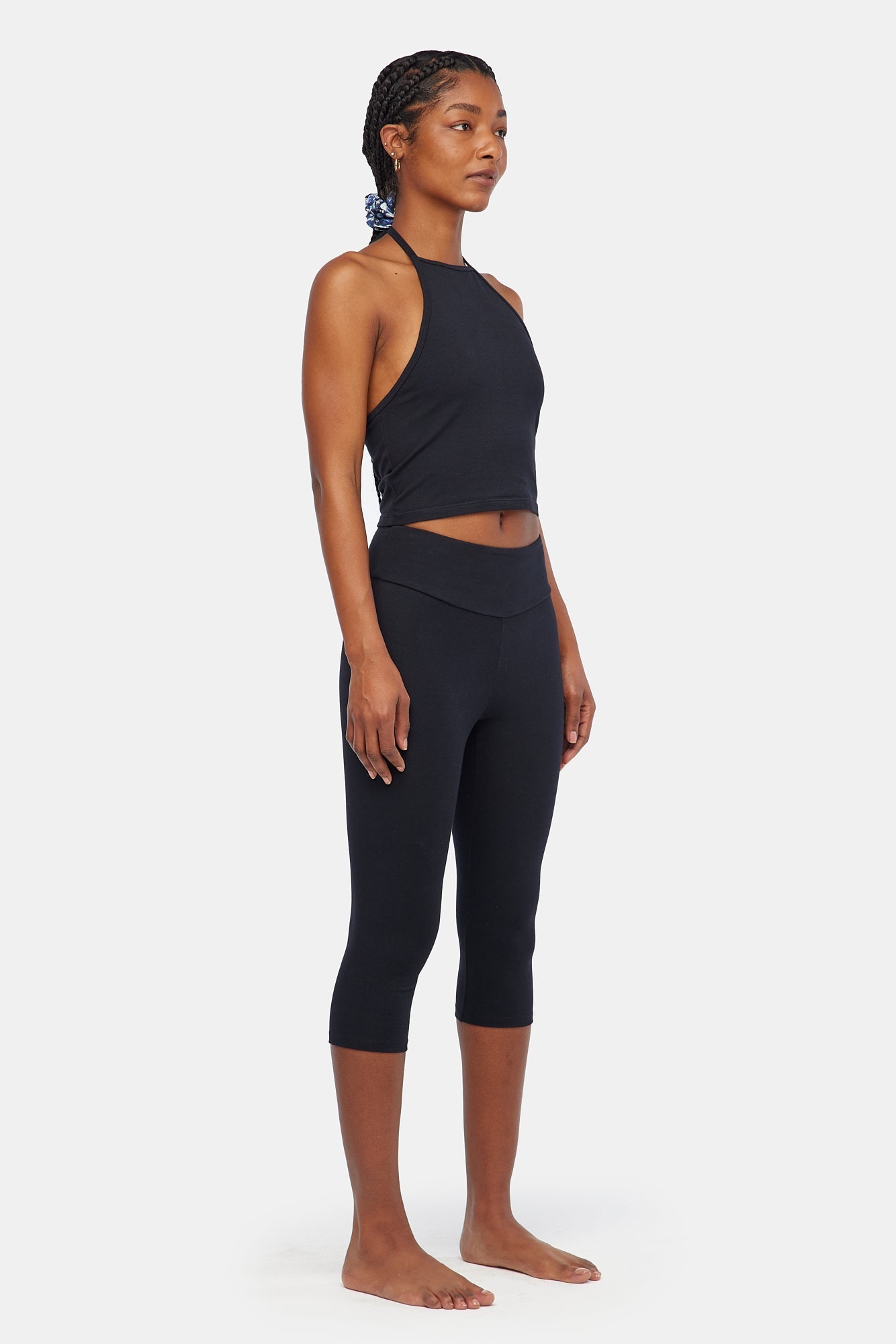 Astral Capri Leggings - Tar