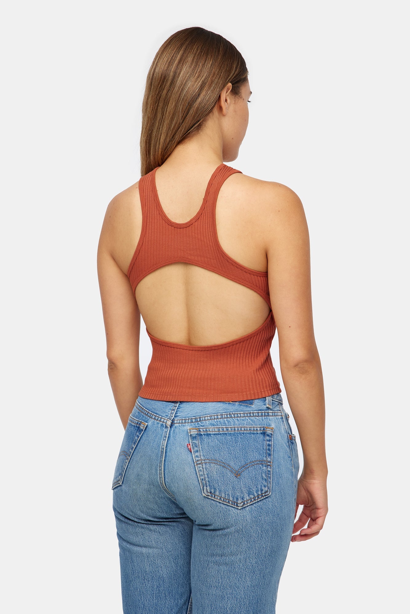 Cut Out Tank - Rust