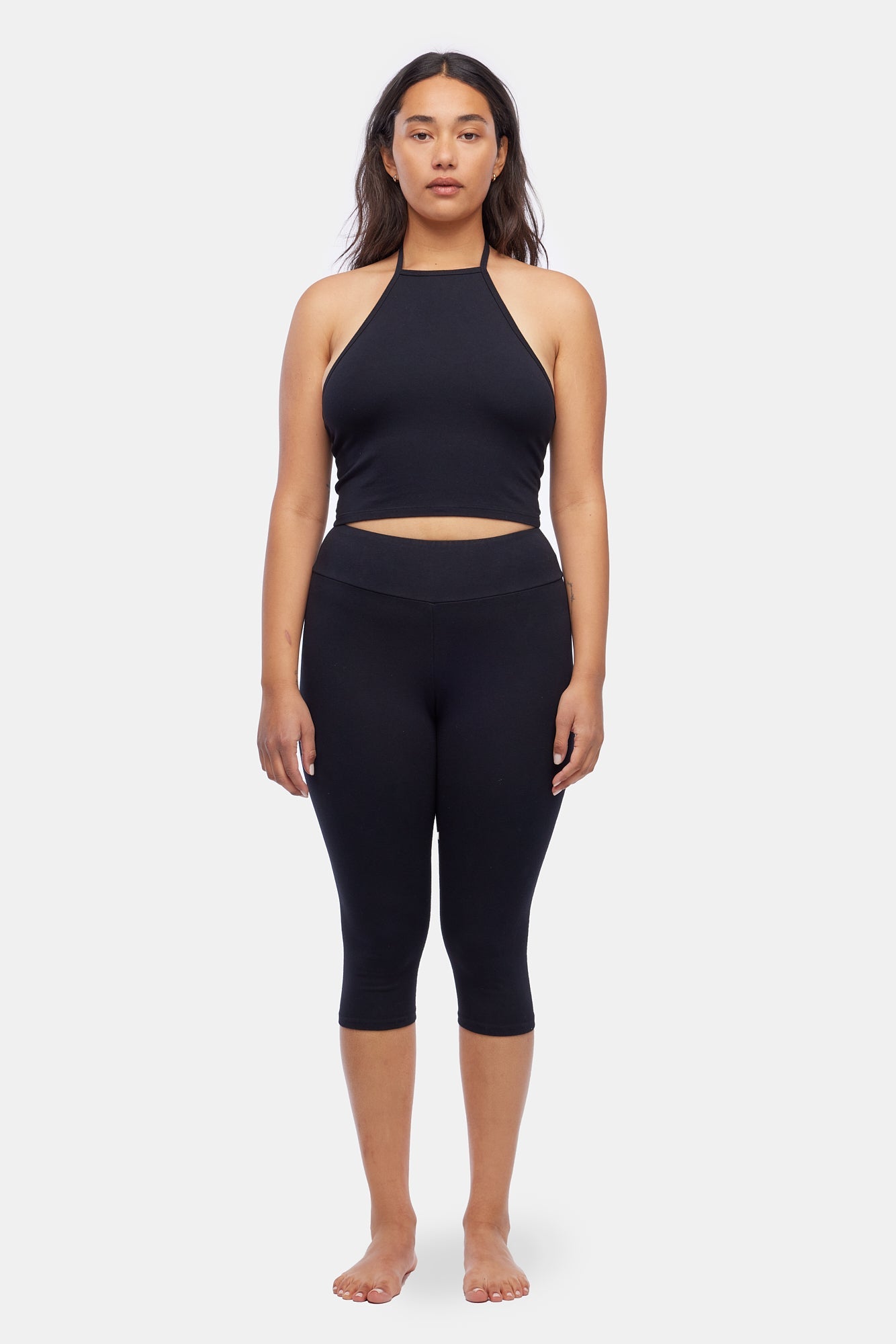Astral Capri Leggings - Tar