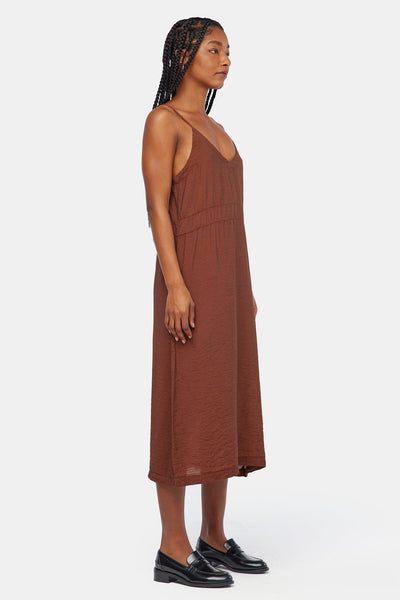 Alma Slip Dress - Chocolate