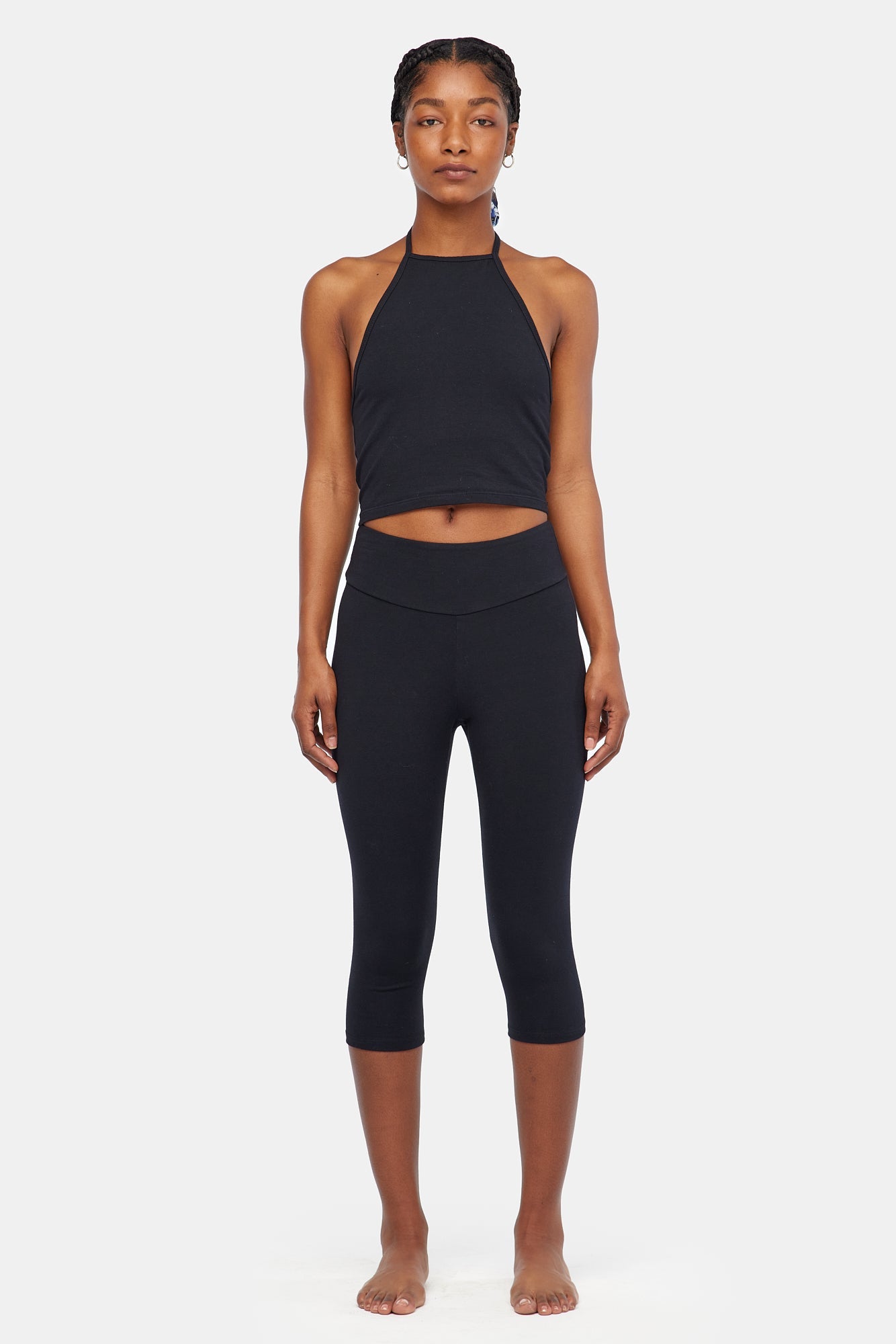 Astral Capri Leggings - Tar