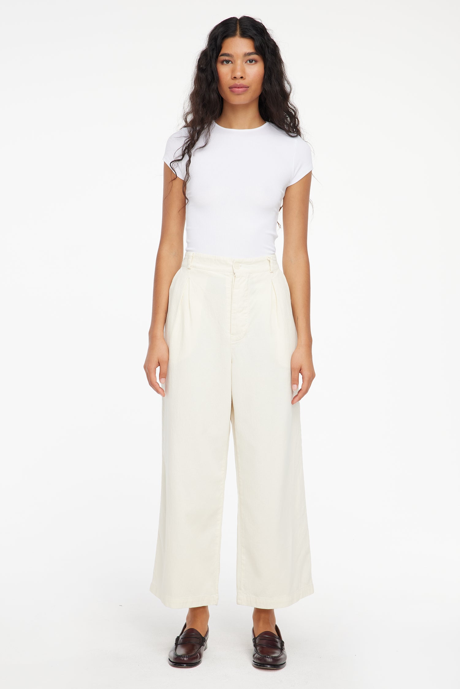 Lola Trousers - Panna Cotta