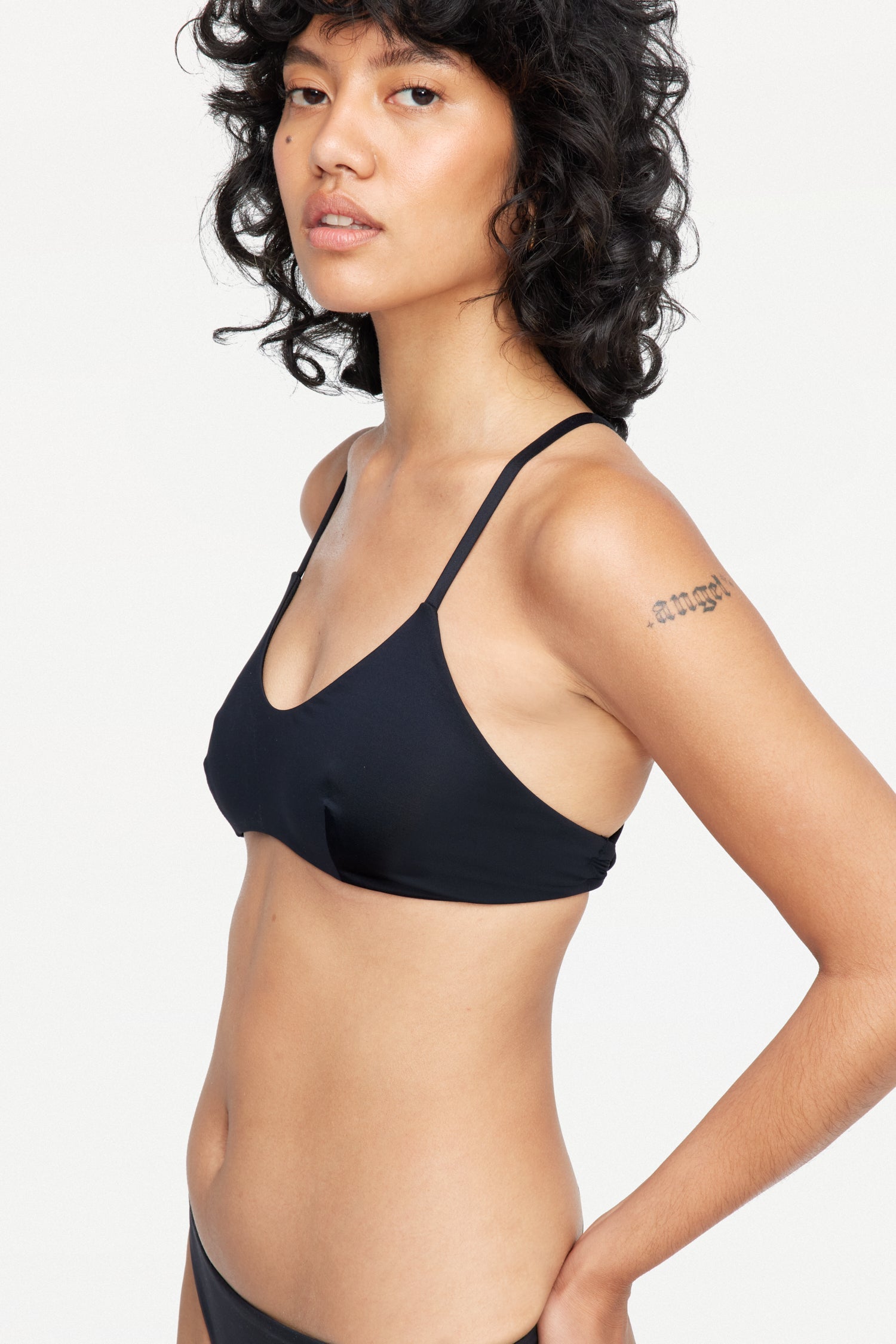 Sporty Tie Top - Tar
