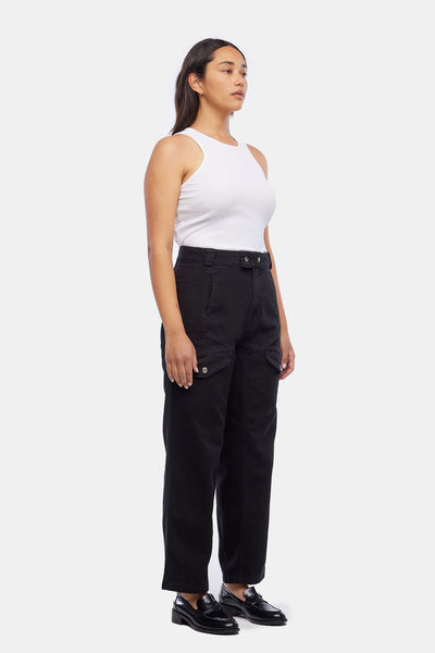 Diego Trousers - Washed Black