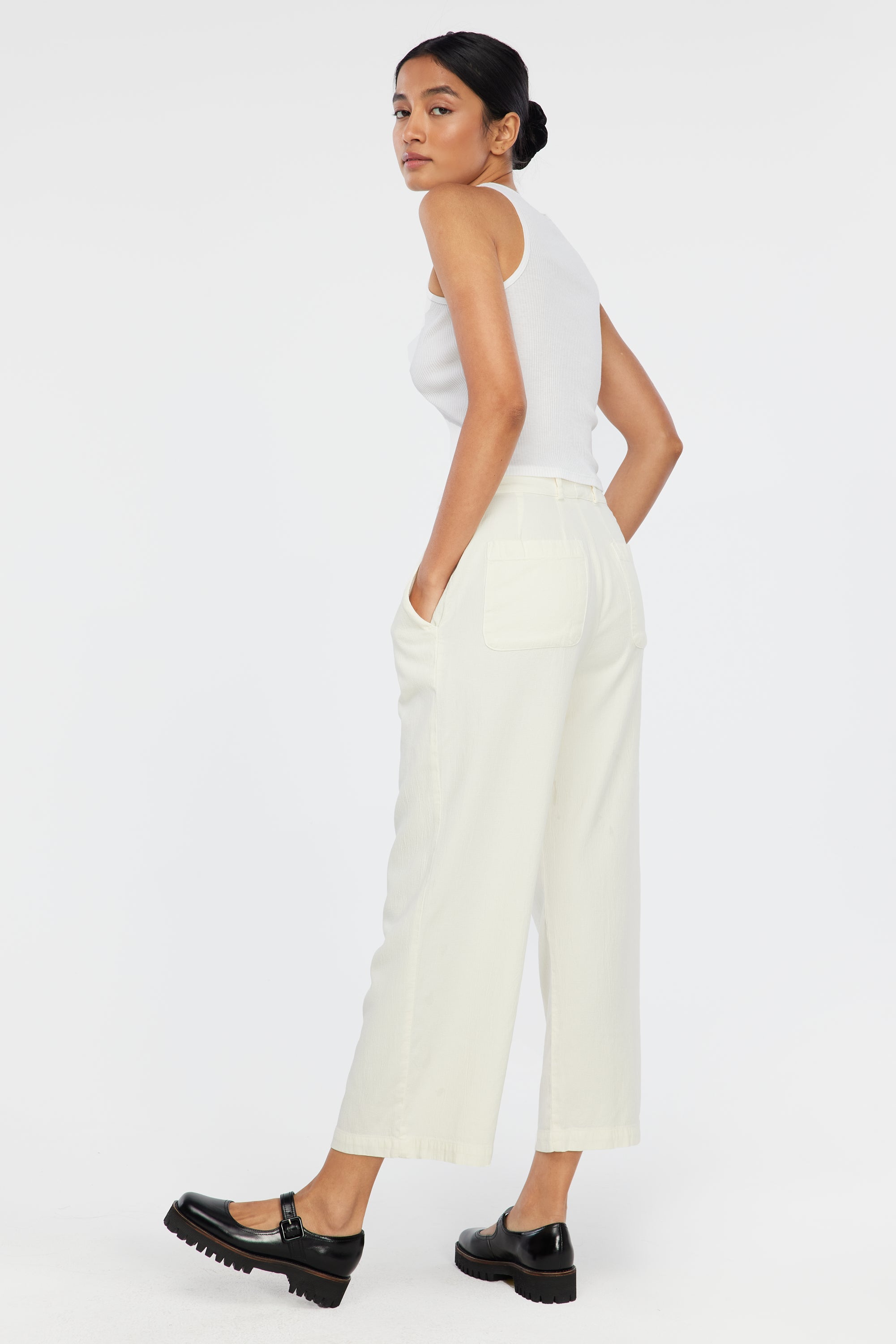 Lola Trousers - Panna Cotta