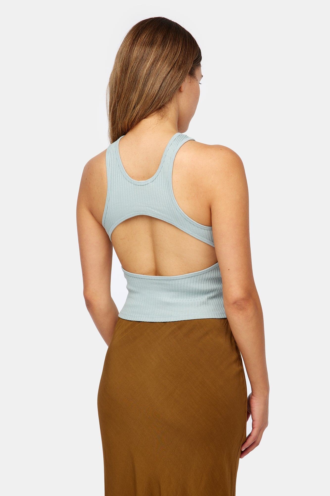 Cut Out Tank - Sea Glass