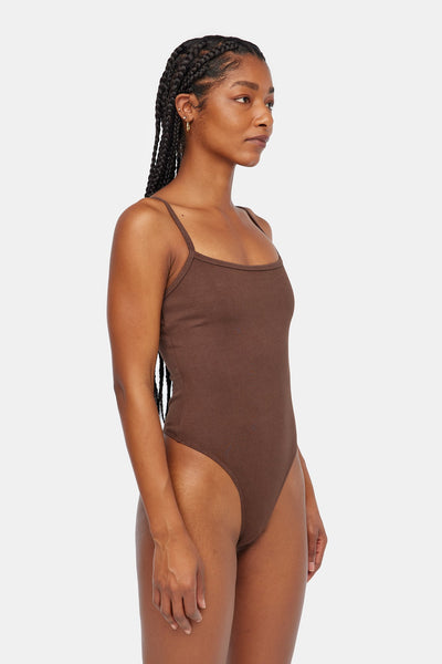 Poppy Bodysuit - Espresso