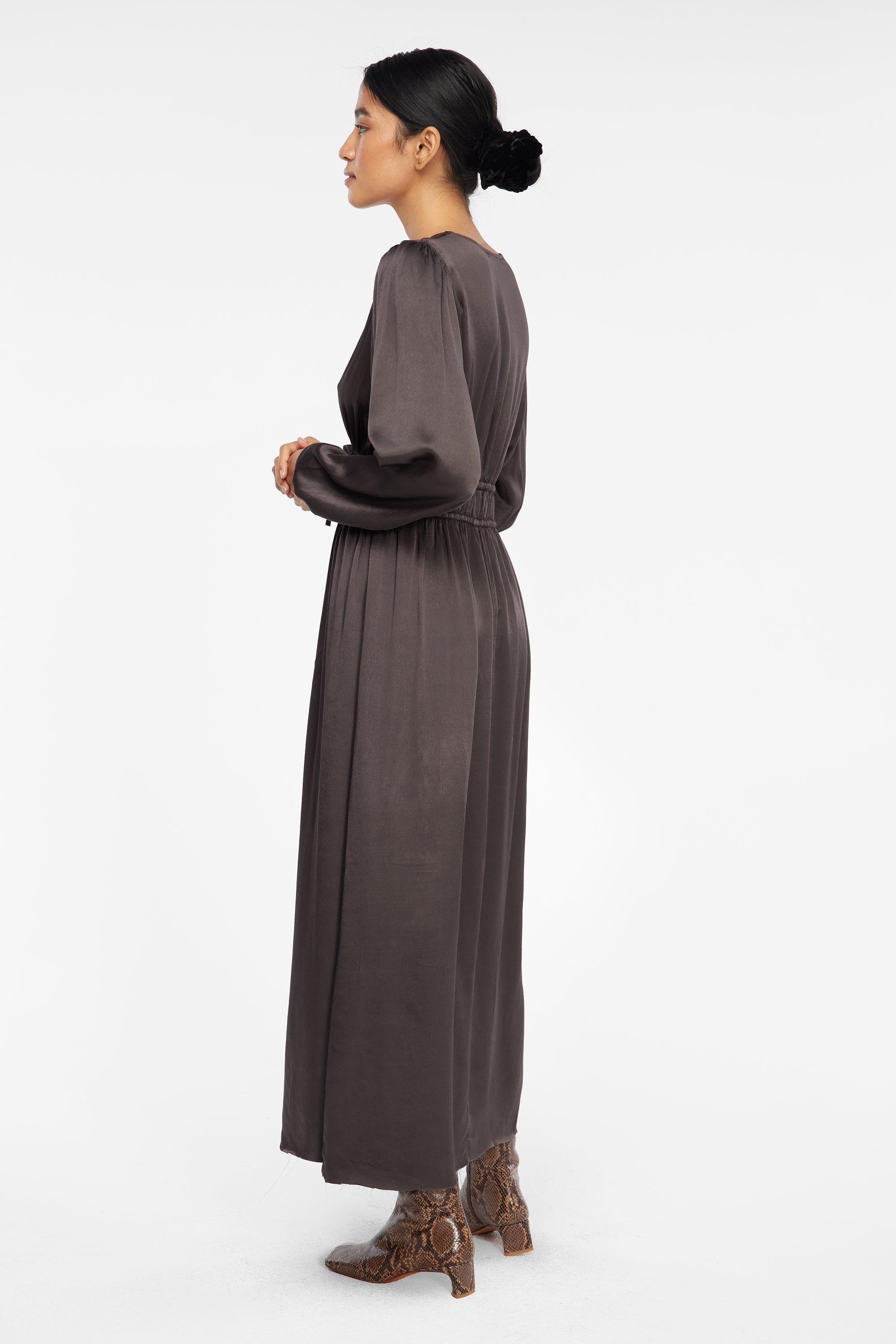 Aurora Dress - Charcoal