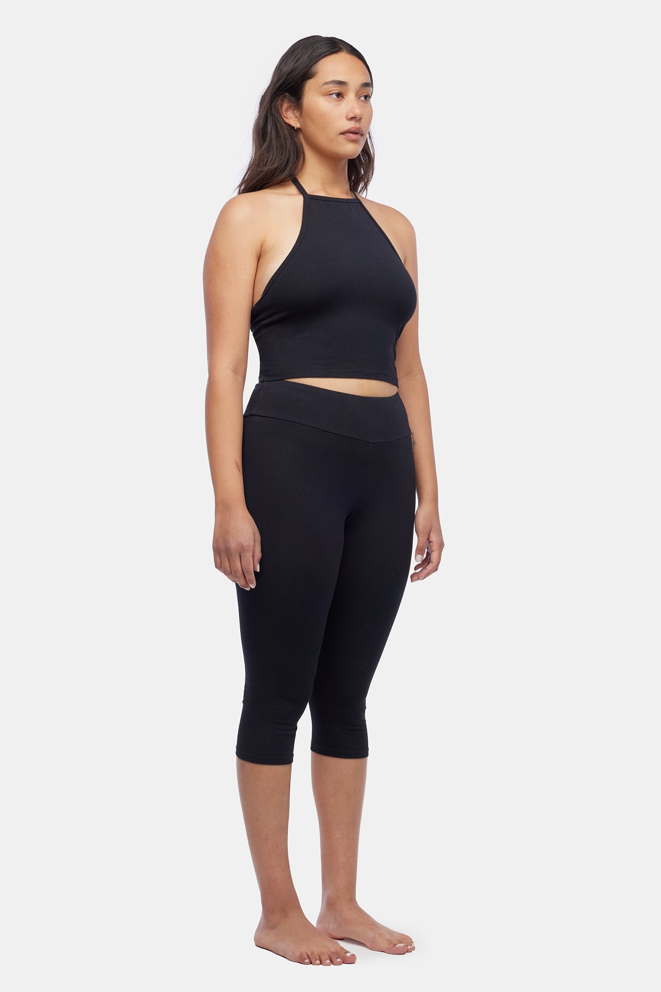 Astral Capri Leggings - Tar