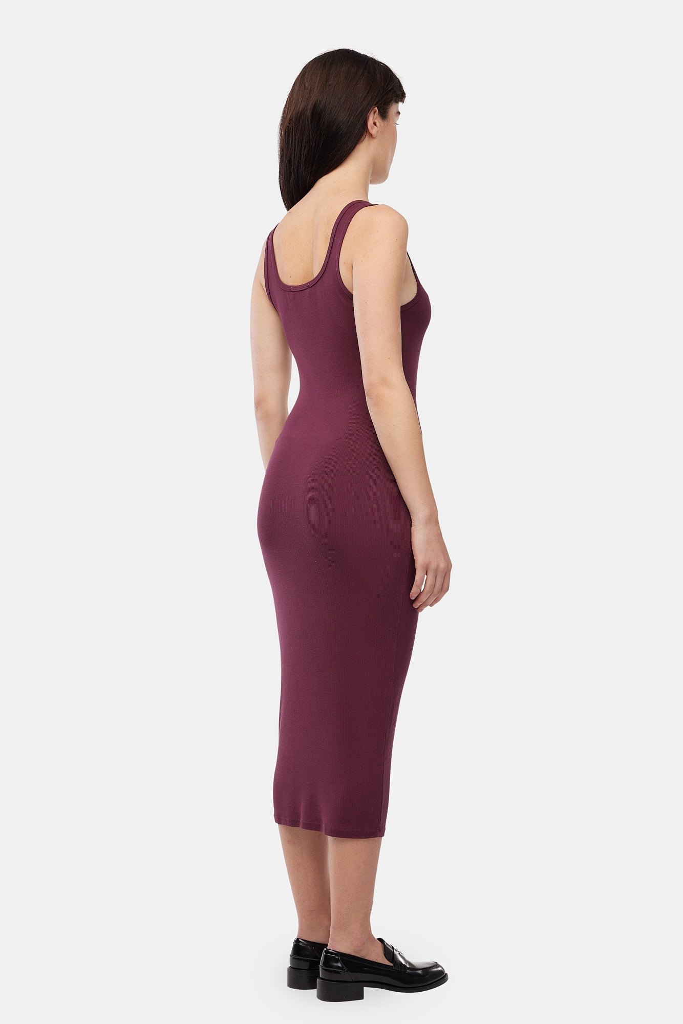 Eliah Dress - Eggplant