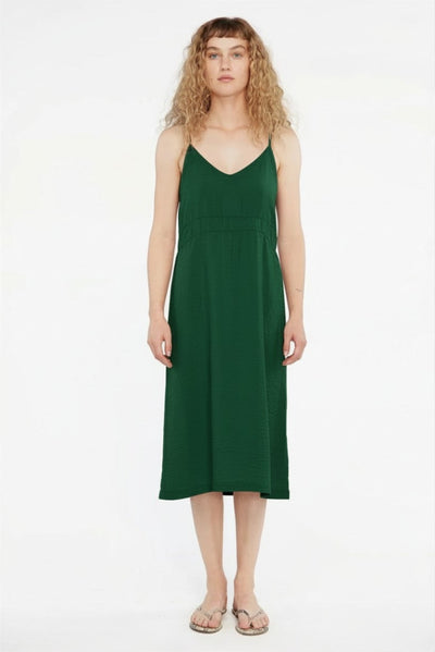 Alma Slip Dress - Green Leaf