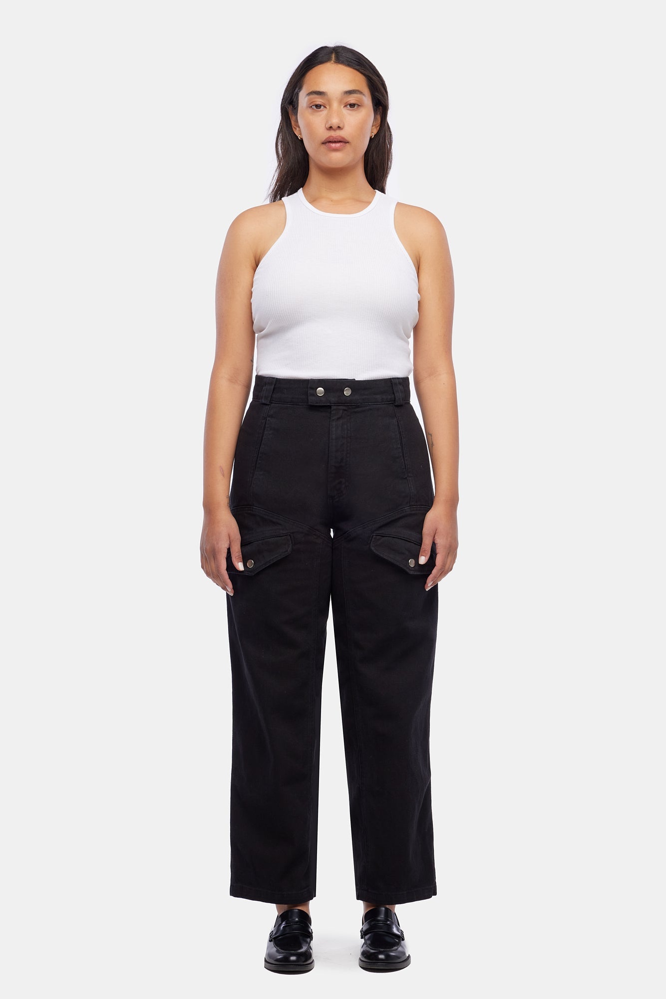 Diego Trousers - Washed Black