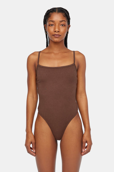 Poppy Bodysuit - Espresso
