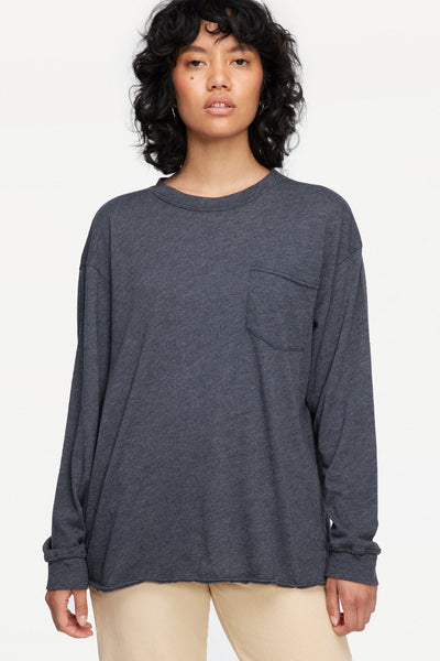Longsleeve Crewneck - Tar