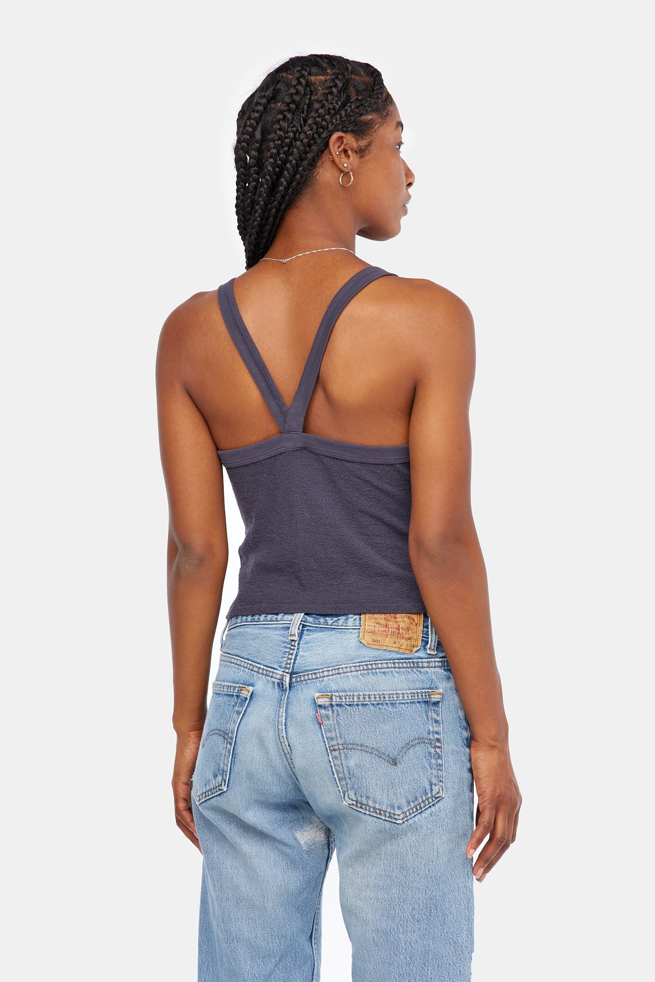 Finn Tank - Charcoal
