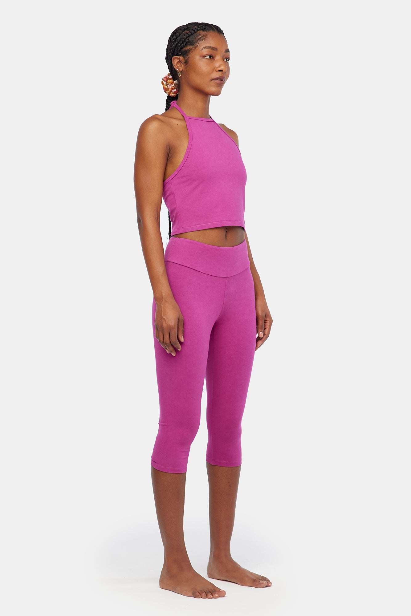 Astral Capri Leggings - Dragonfruit