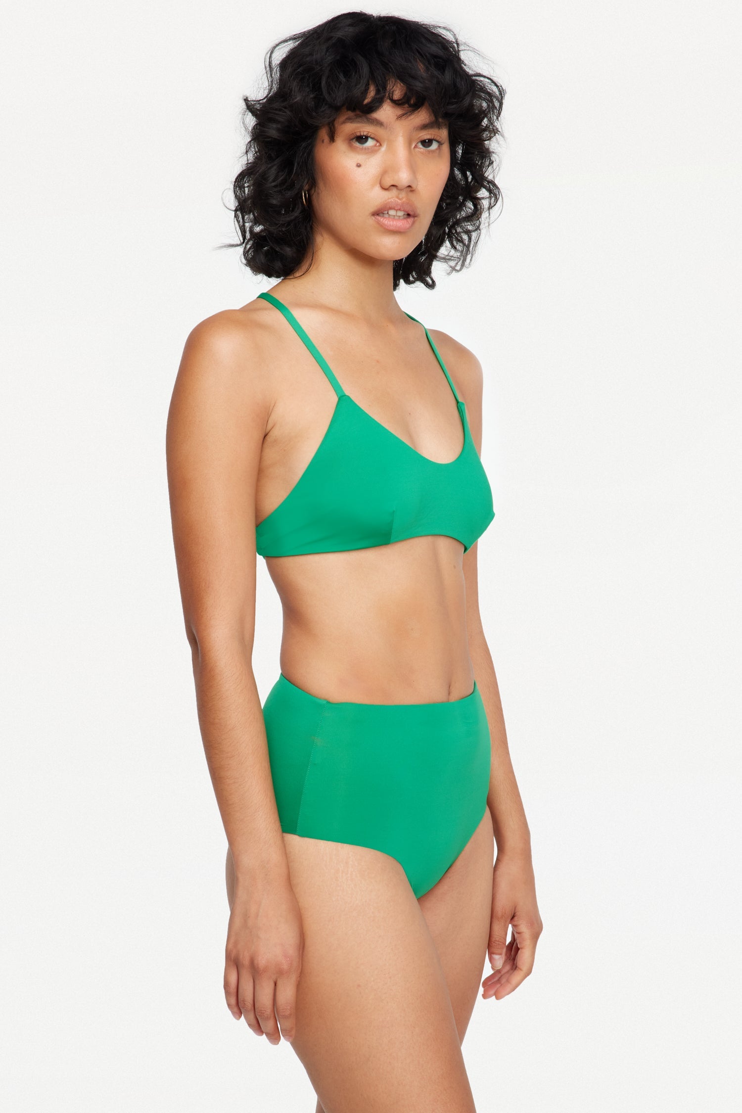Sporty Tie Top - Emerald