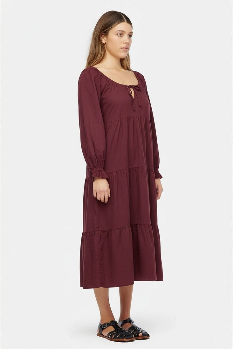 Tate Dress - Burgundy