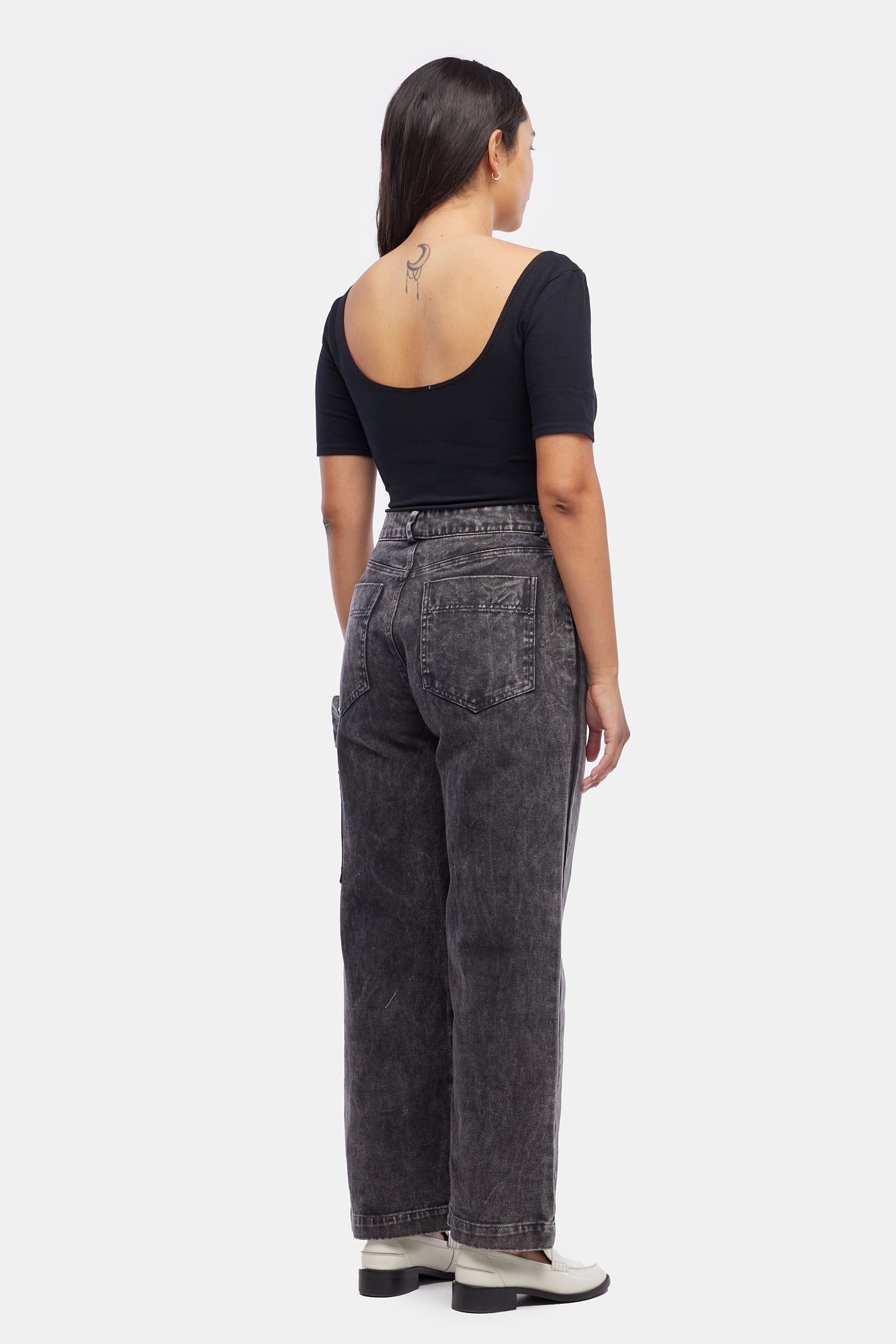 Aiden Trousers - Black Mineral Wash
