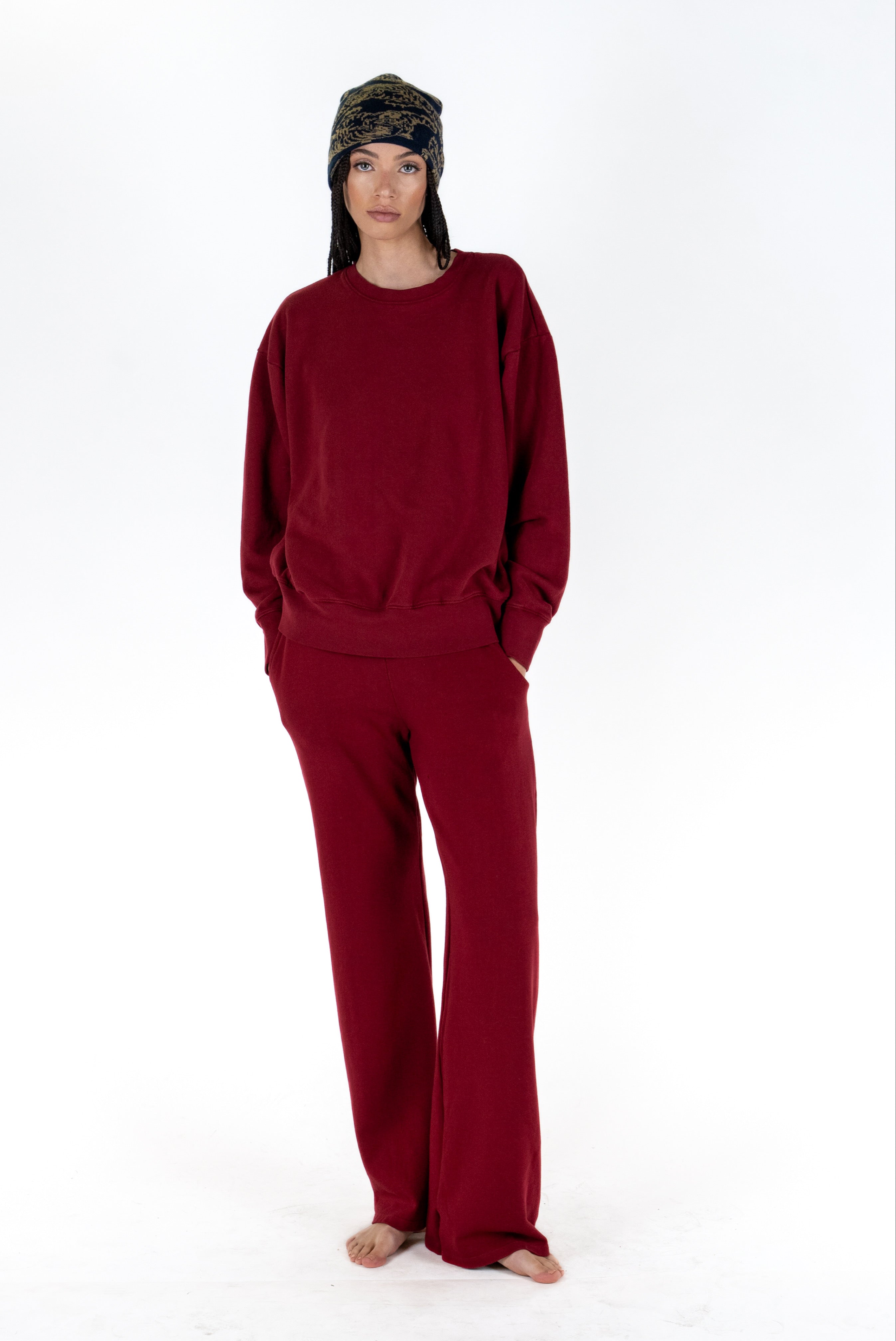 Slater Sweatshirt - Burgundy