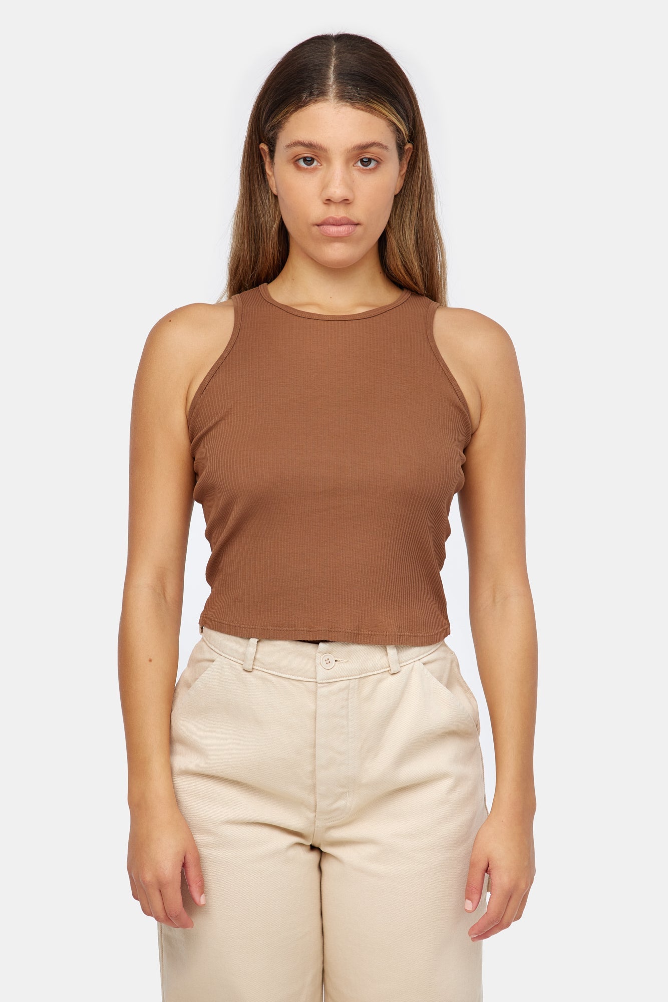 Zoe Tank - Mocha