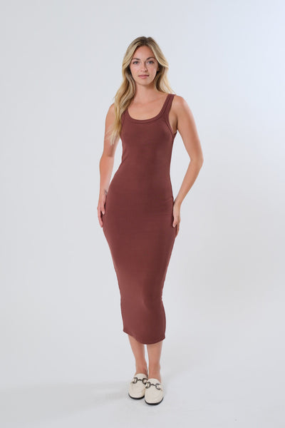Eliah Slip Dress - Mocha