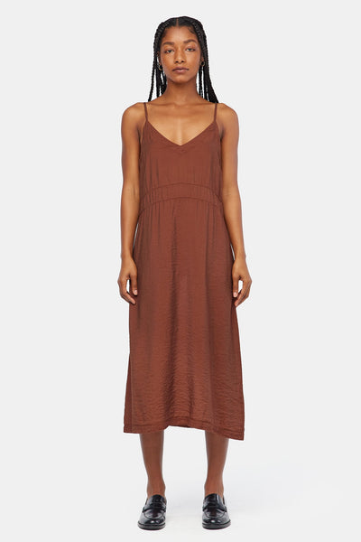 Alma Slip Dress - Chocolate