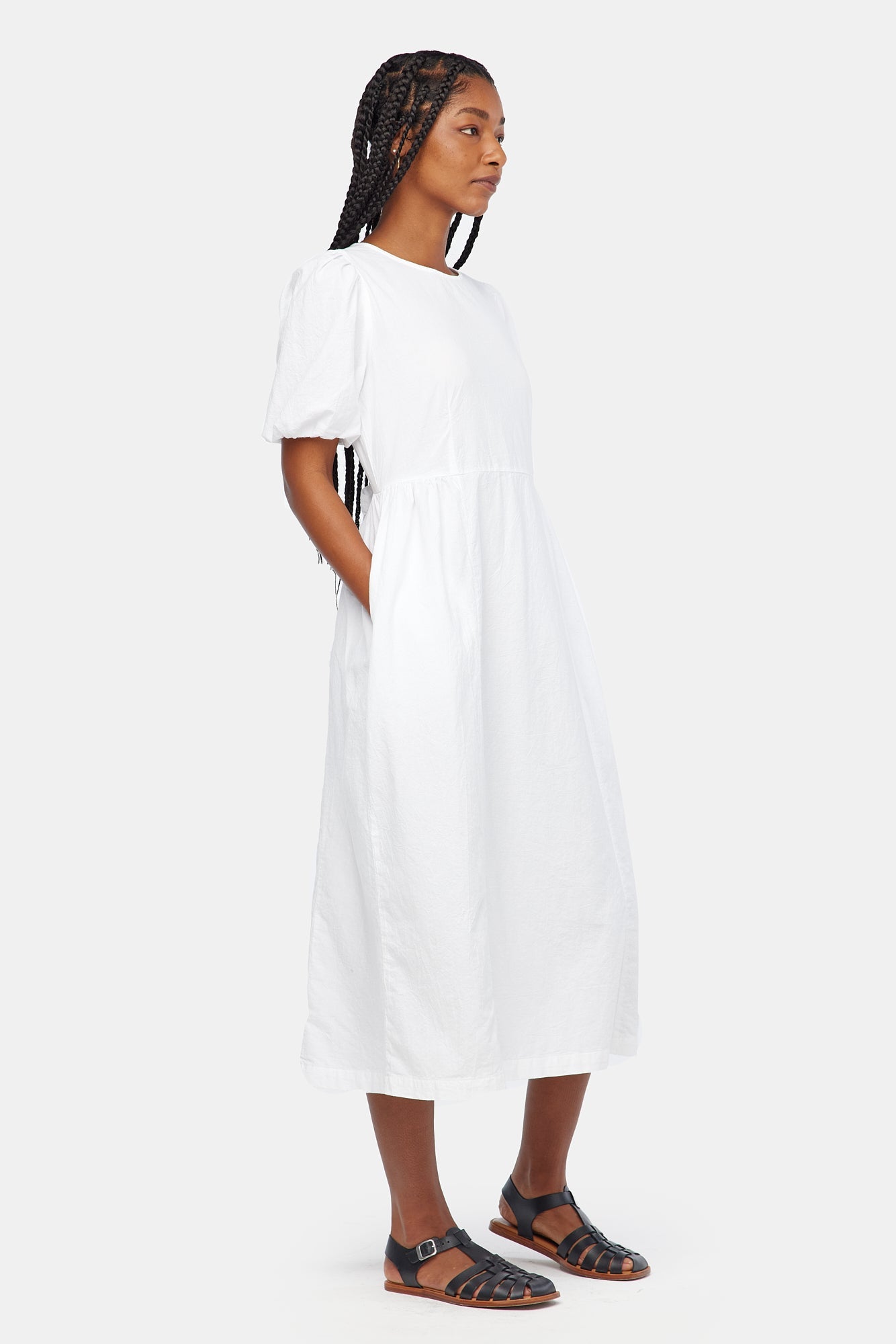 Aster Dress - Whitewash